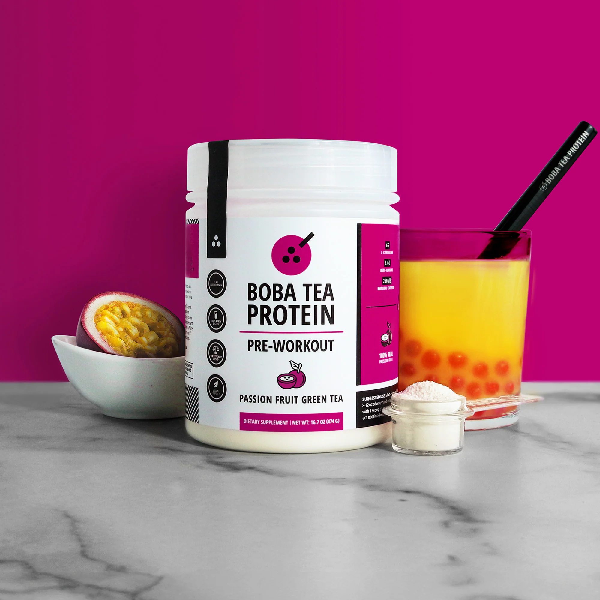 Passion Fruit Green Tea Pre-Workout