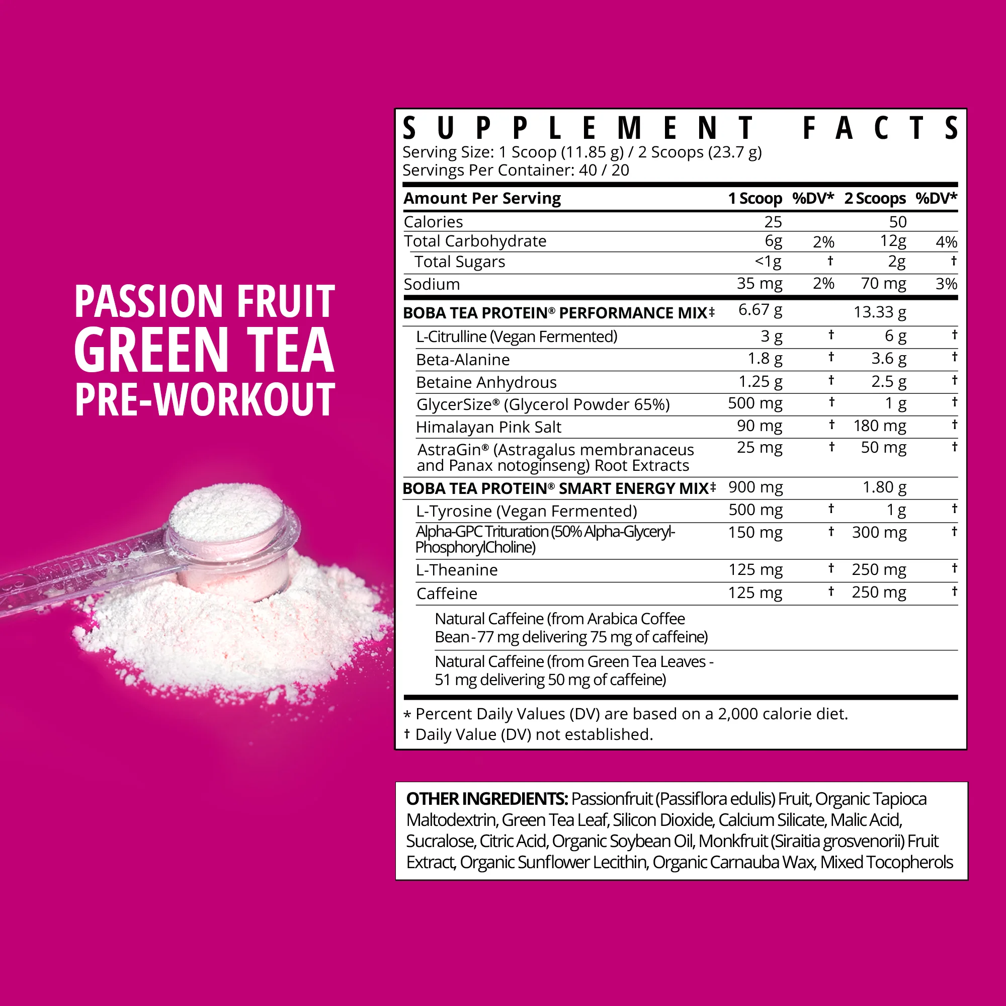 Passion Fruit Green Tea Pre-Workout - Image 2